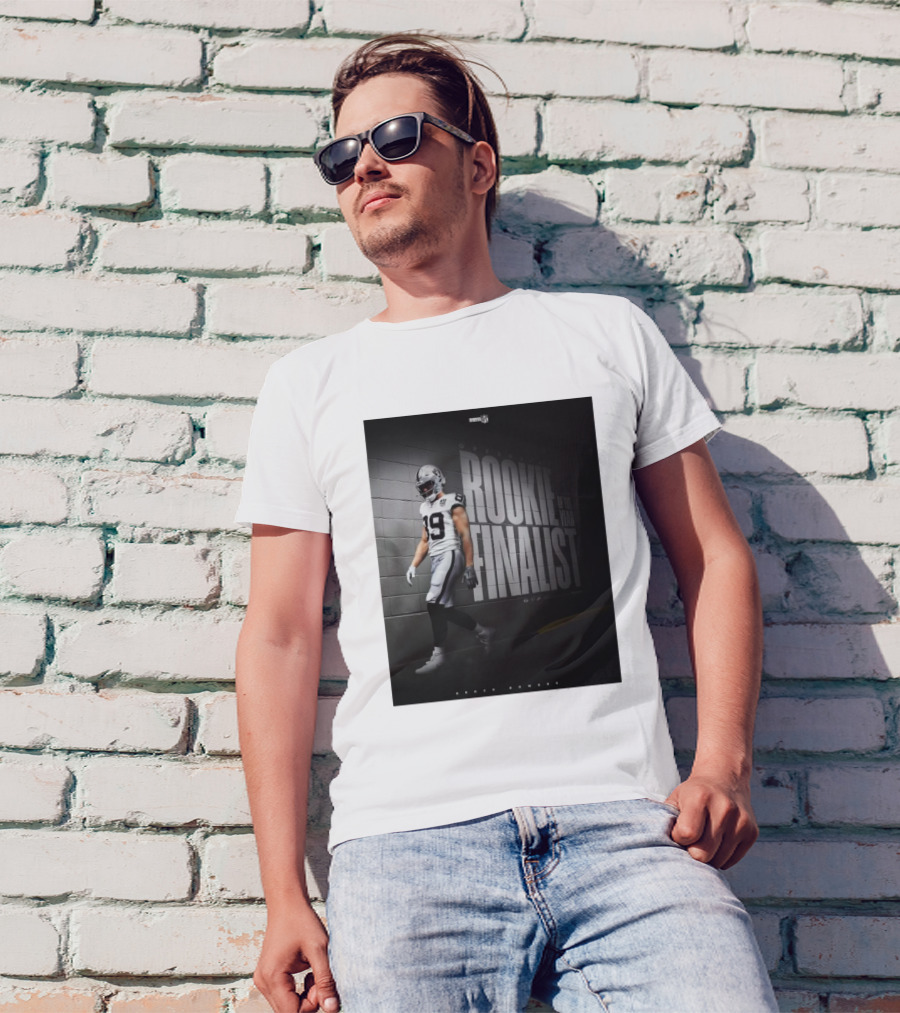 Brock Bowers Las Vegas Raiders Rookie Of The Year Finalist T-Shirt