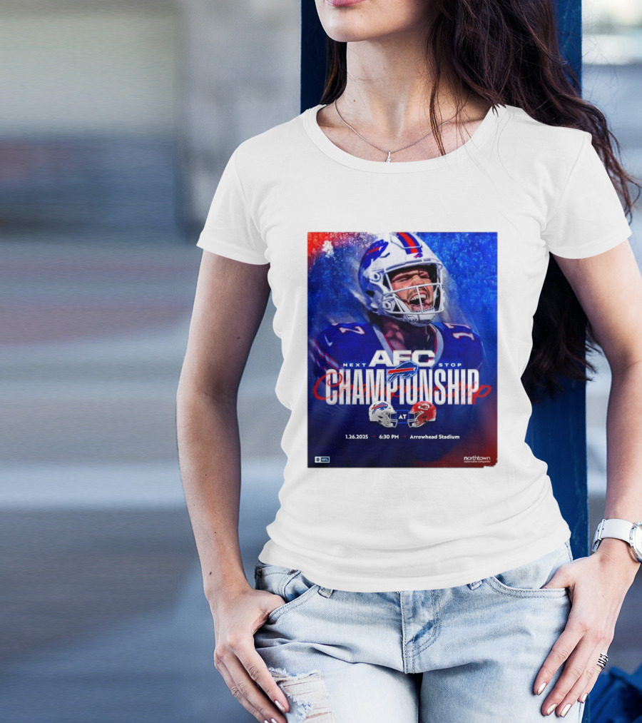 Buffalo Bills Vs Kansas City Chiefs AFC Championship 1.26.2025 Arrowhead Stadium T-Shirt