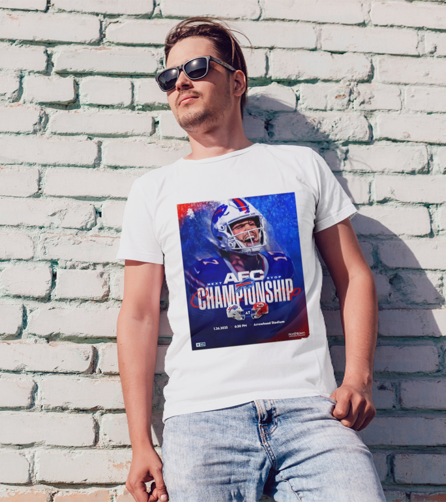 Buffalo Bills Vs Kansas City Chiefs AFC Championship 1.26.2025 Arrowhead Stadium T-Shirt