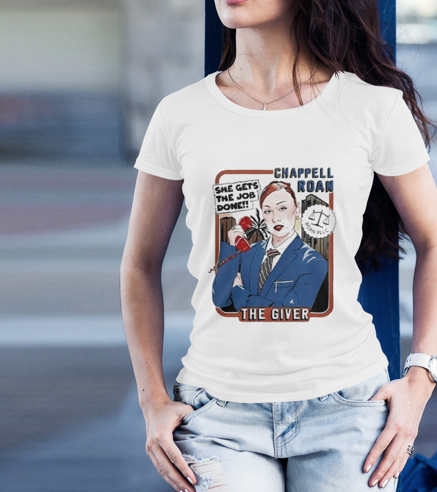 Chappell Roan The Giver Blue Suit Red Rose T-Shirt