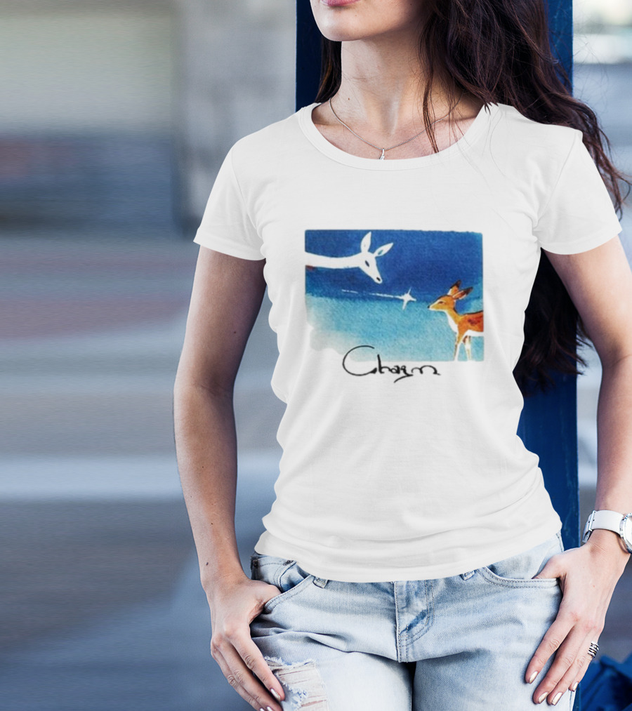 Clairo Charm Deer Artwork Benefit T-Shirt