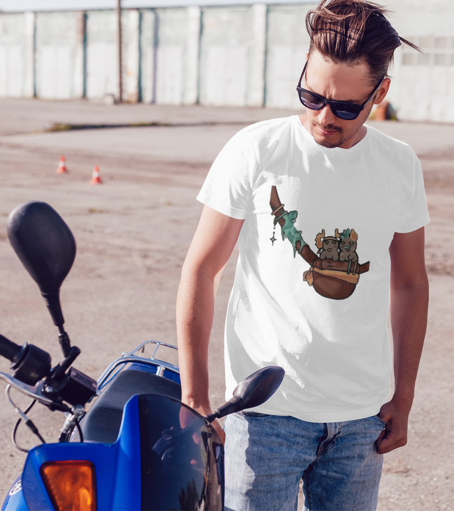 Coilpunk Steam Coil Phighting In A Bag Wizard Staff Adventure T-Shirt