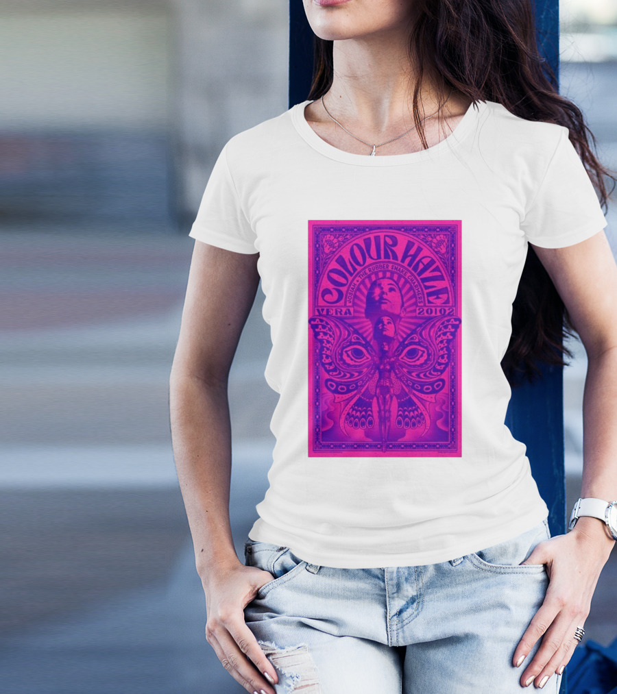 Colour Haze Vera Groningen Netherlands Feb 20 2025 Josiah The Rubber Snake Charmers T-Shirt