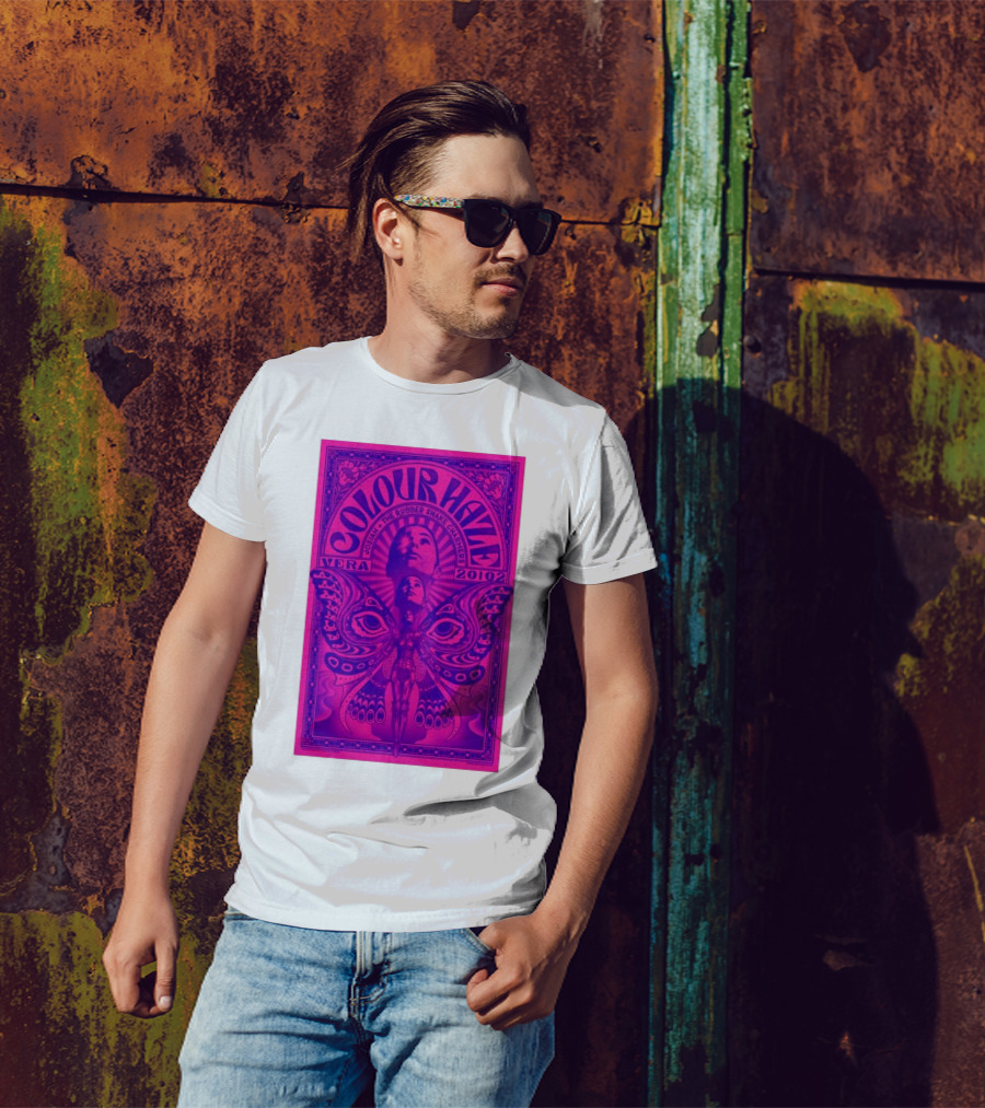 Colour Haze Vera Groningen Netherlands Feb 20 2025 Josiah The Rubber Snake Charmers T-Shirt