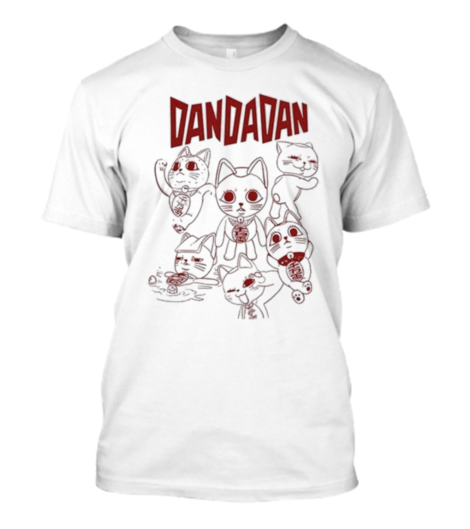 Dandadan Turbo Granny Characters Illustration T-Shirt