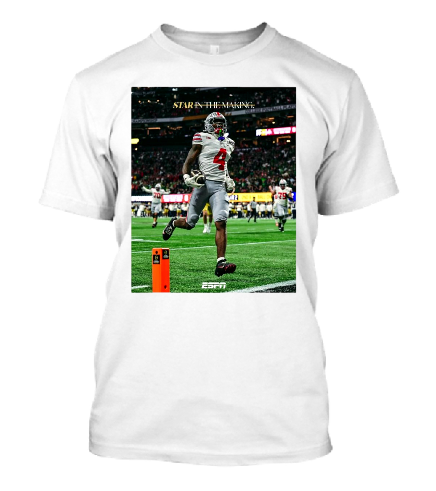 Ohio State Buckeyes Victory Over Notre Dame Star In The Making ESPN T-Shirt