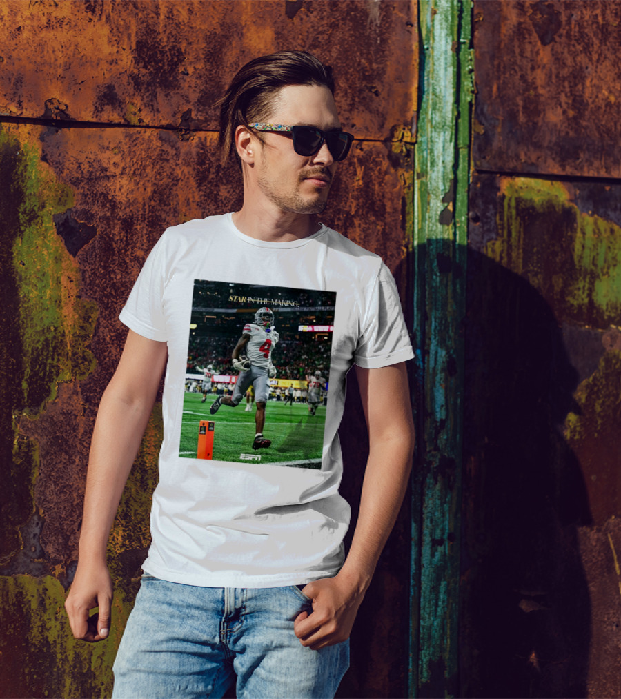 Ohio State Buckeyes Victory Over Notre Dame Star In The Making ESPN T-Shirt
