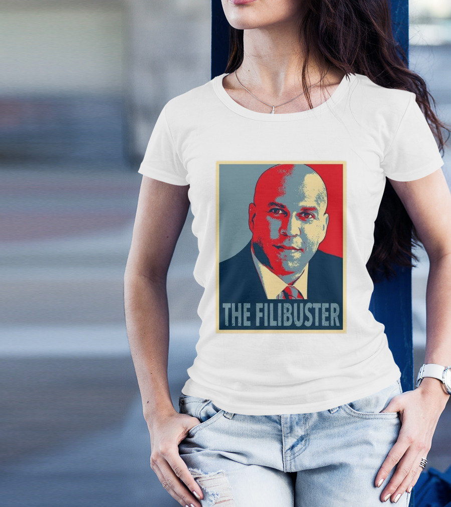 Cory Booker The Filibuster Vintage Style T-Shirt