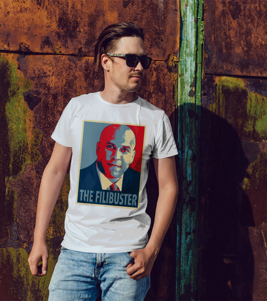 Cory Booker The Filibuster Vintage Style T-Shirt