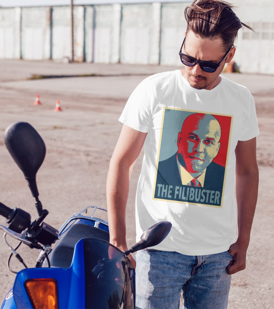 Cory Booker The Filibuster Vintage Style T-Shirt