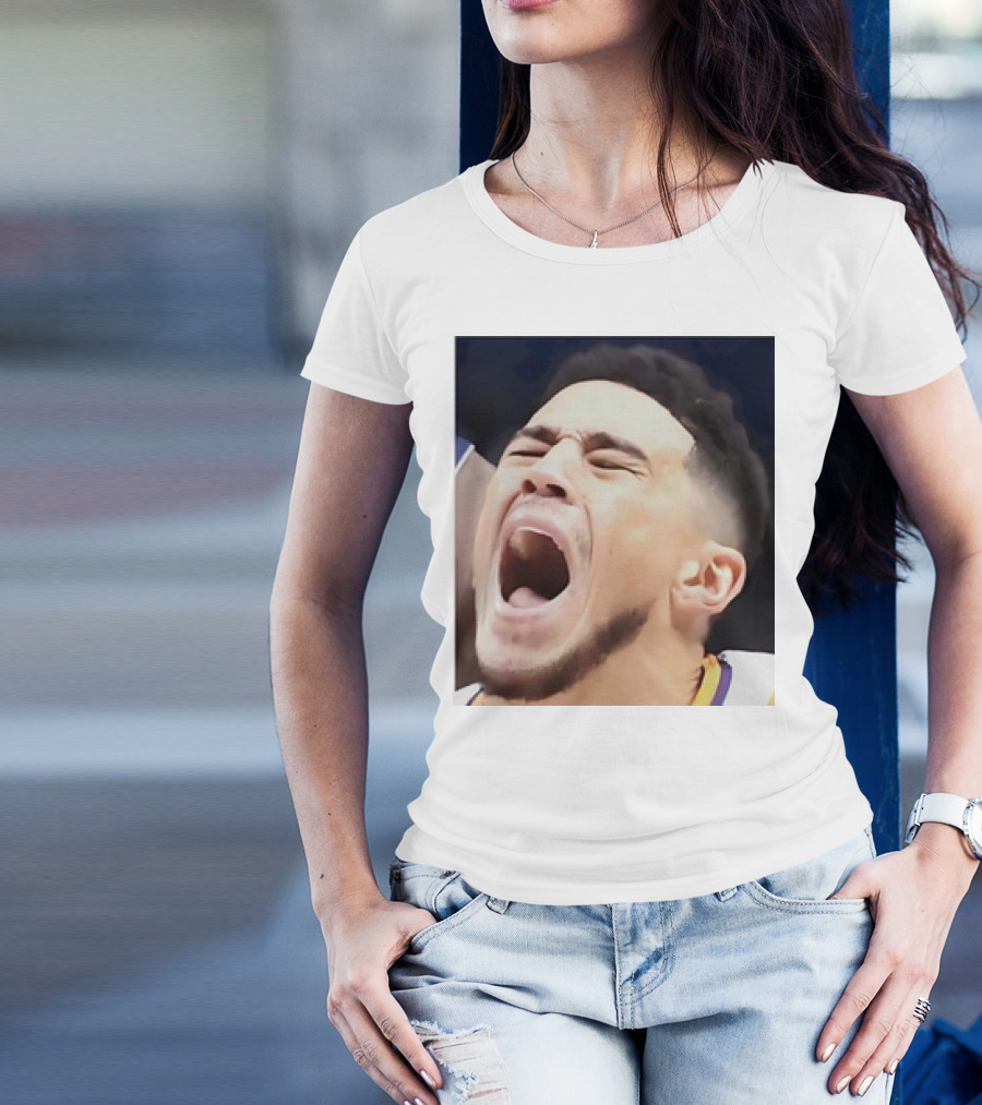 Devin Booker Crying Meme Image Reaction T-Shirt