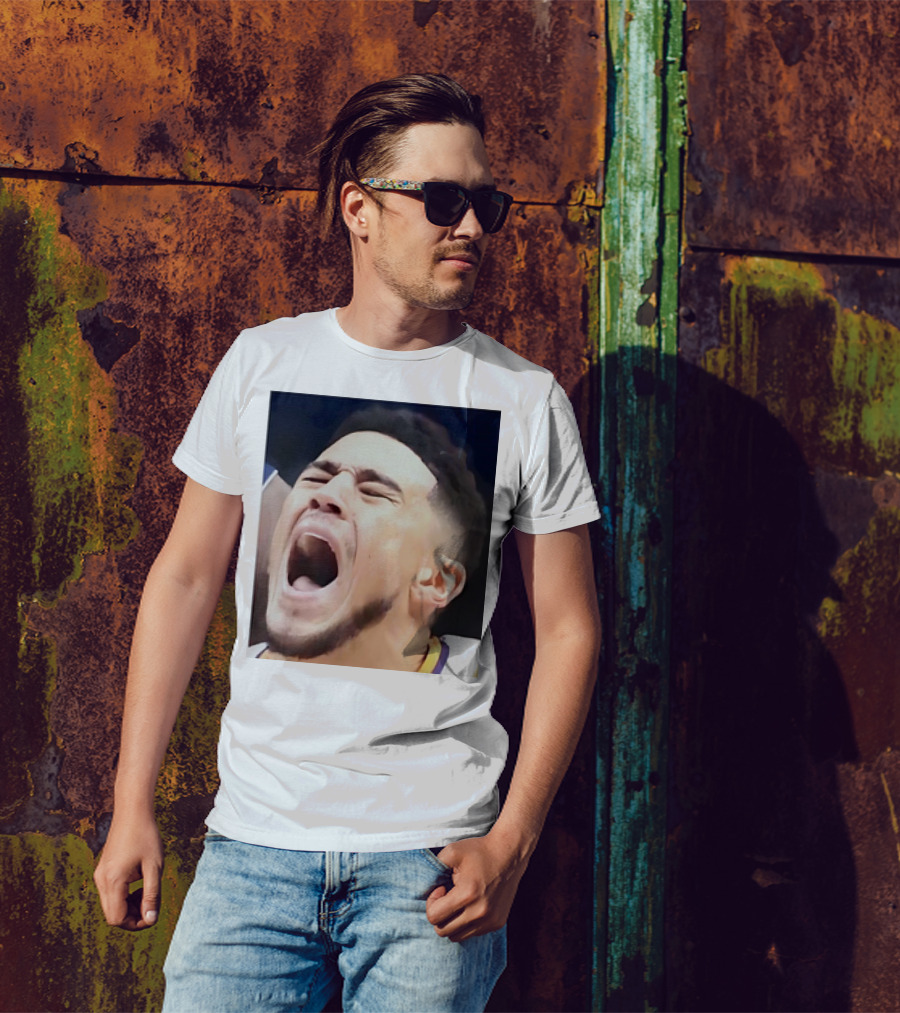 Devin Booker Crying Meme Image Reaction T-Shirt