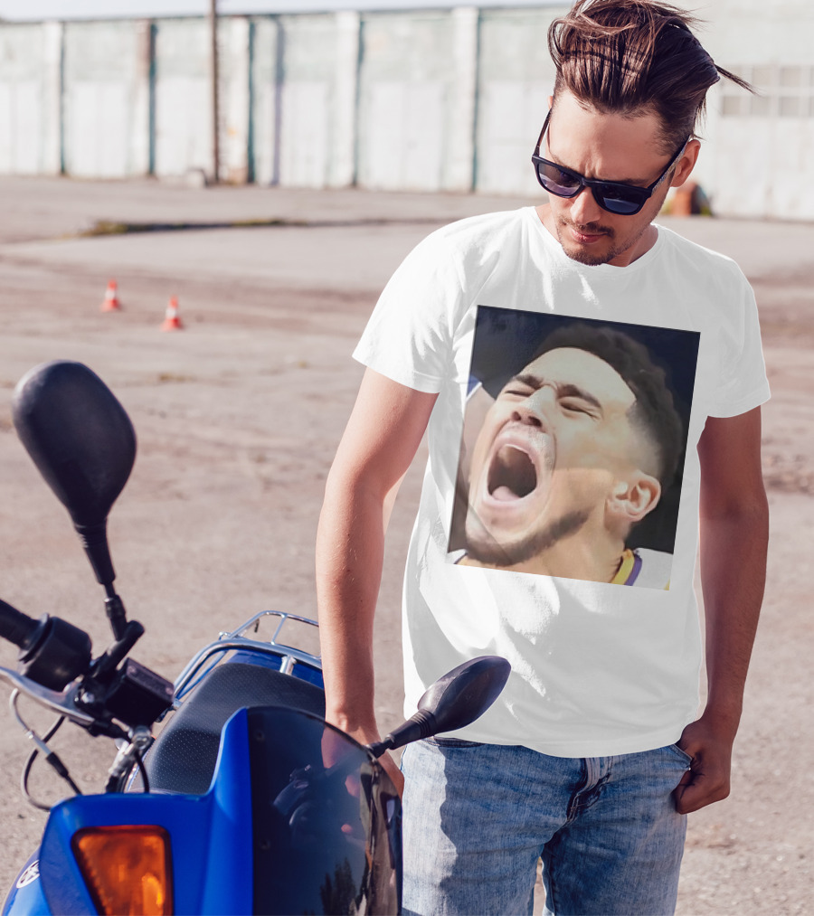 Devin Booker Crying Meme Image Reaction T-Shirt