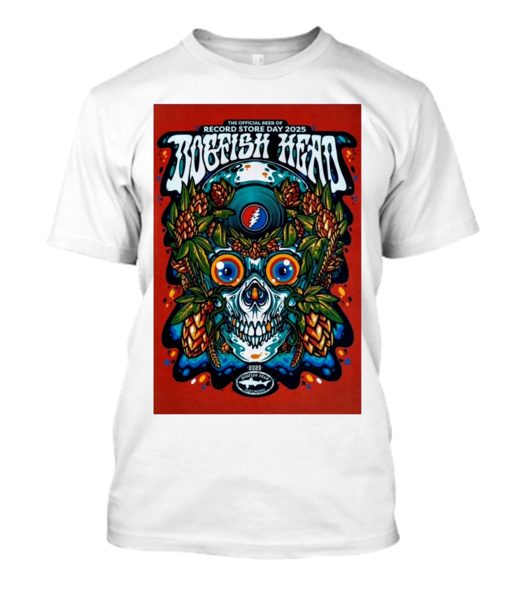 Dogfish Head Official Beer Of Record Store Day 2025 Rehoboth Ave Rehoboth Beach T-Shirt