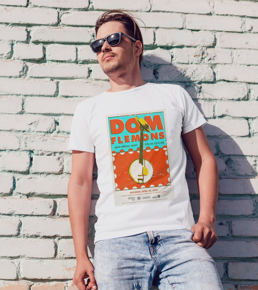 Dom Flemons With Special Guest Colin Cutler Crossroads NCMA Winston-Salem April 19 2025 T-Shirt