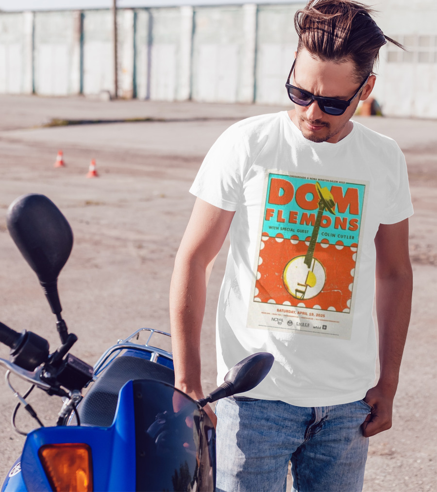 Dom Flemons With Special Guest Colin Cutler Crossroads NCMA Winston-Salem April 19 2025 T-Shirt