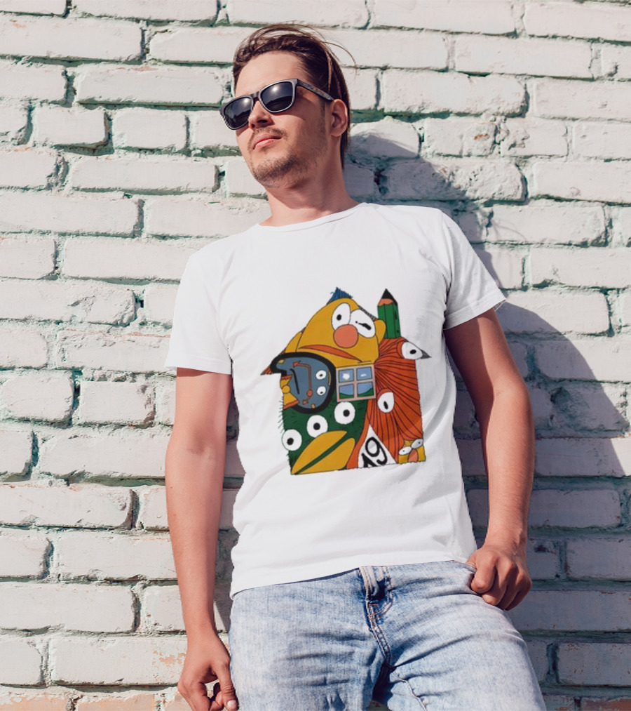 Don’t Hug Me I’m Scared And Pencil Characters T-Shirt