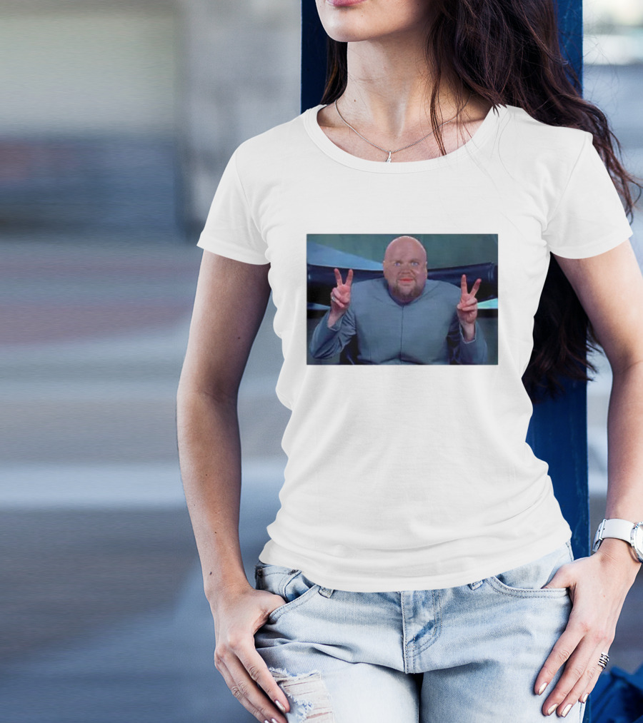 Dr. Evil Peace Gesture JD Vance Mock-Up T-Shirt
