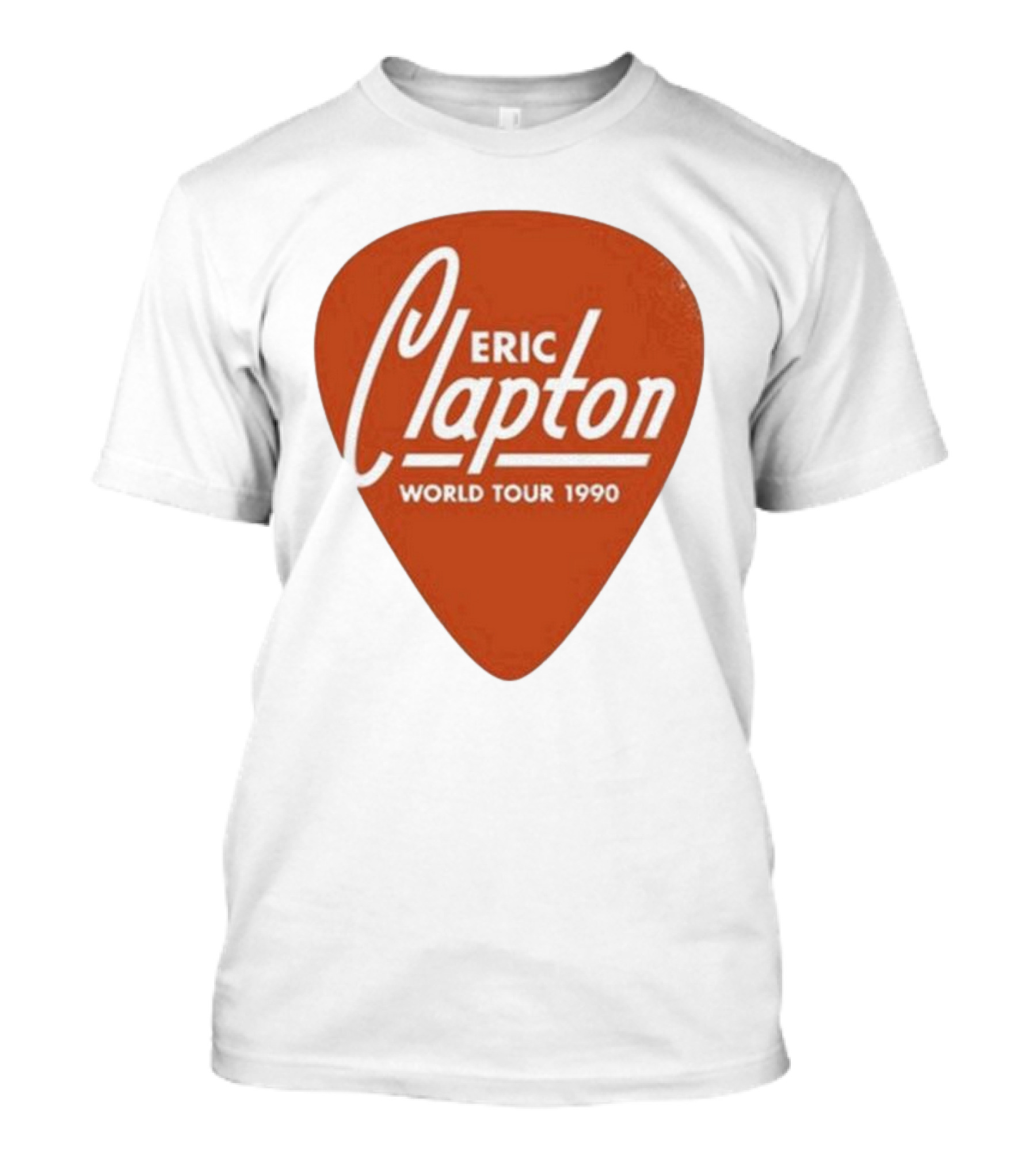 Eric Clapton World Tour 1990 Guitar Pick T-Shirt