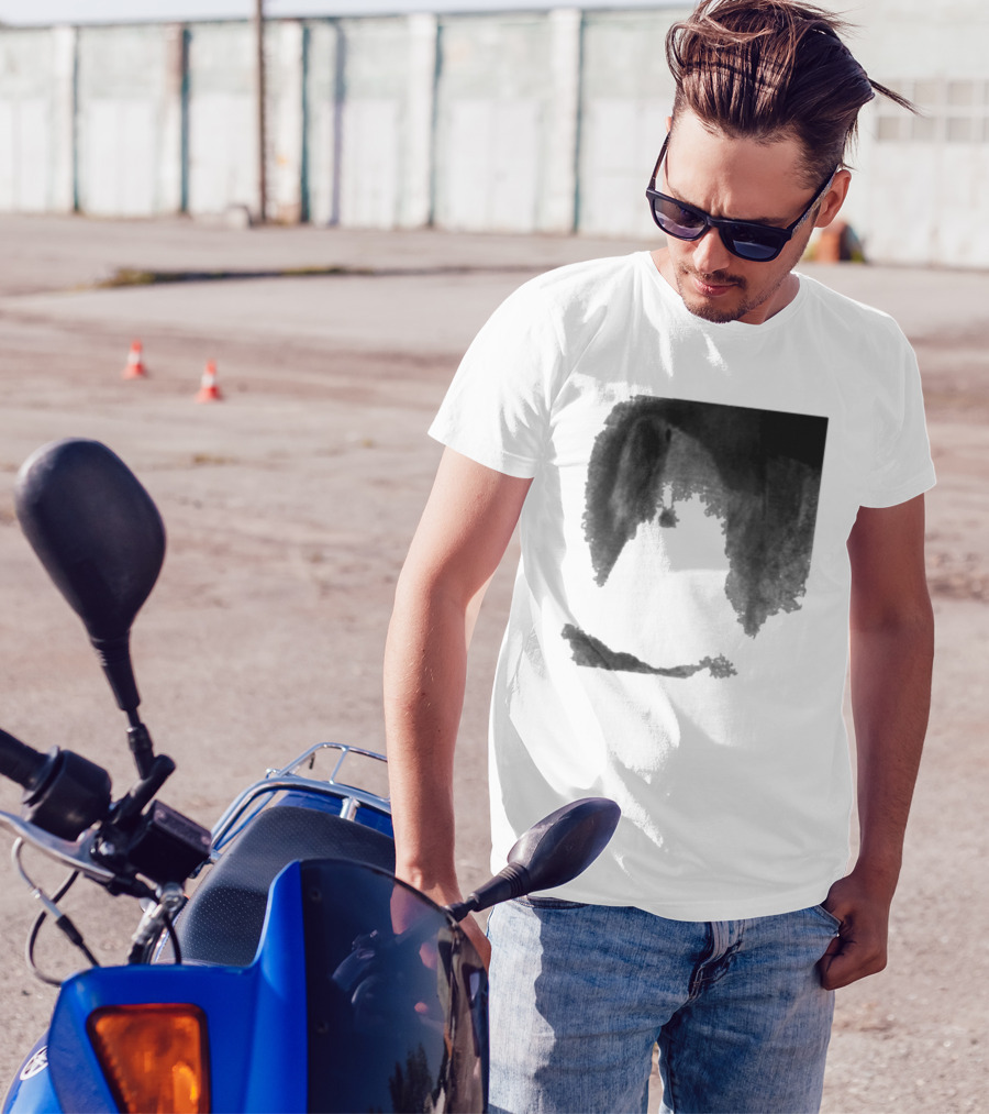 Ethel Cain Perverts Tour Grunge Style Black And White Distressed Print T-Shirt