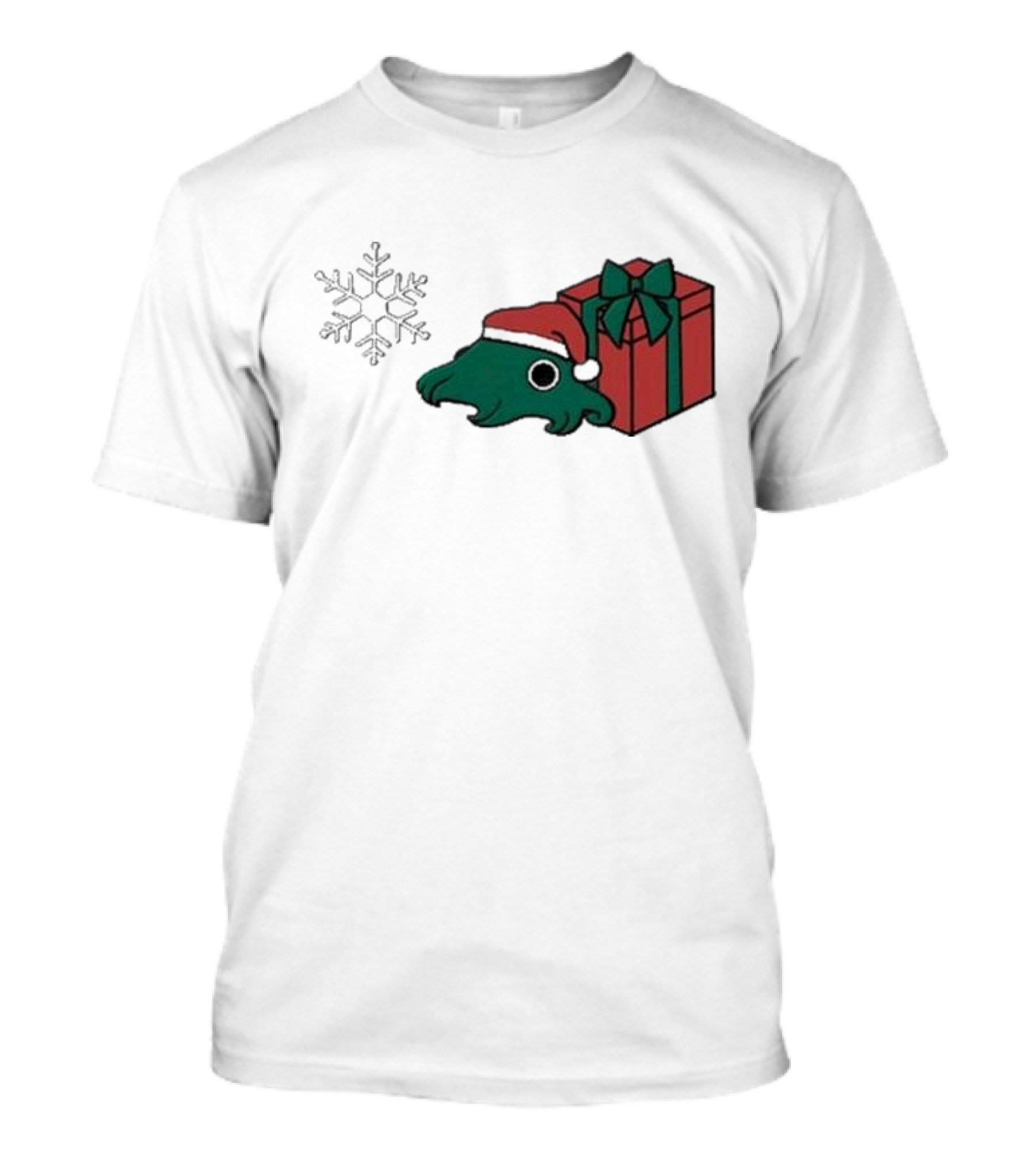 Fgmoo Holiday 2024 Christmas Santa Hat And Gift Box T-Shirt
