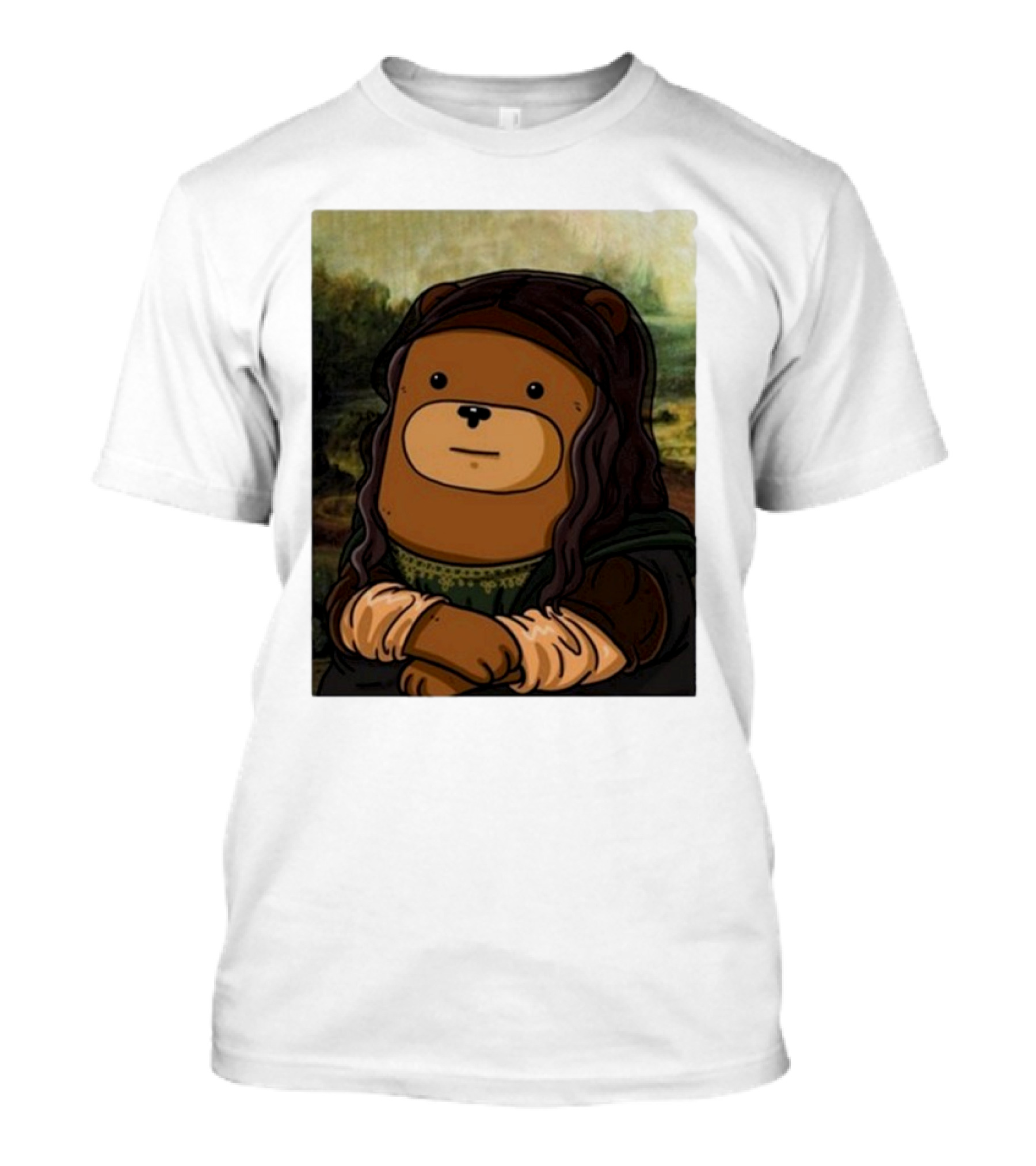 Figen.Eth Boi The Bear Mona Lisa Parody T-Shirt