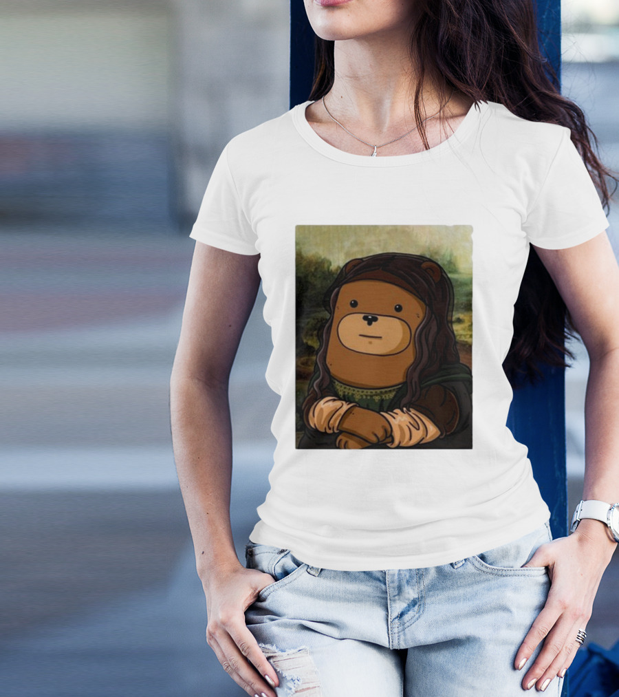 Figen.Eth Boi The Bear Mona Lisa Parody T-Shirt