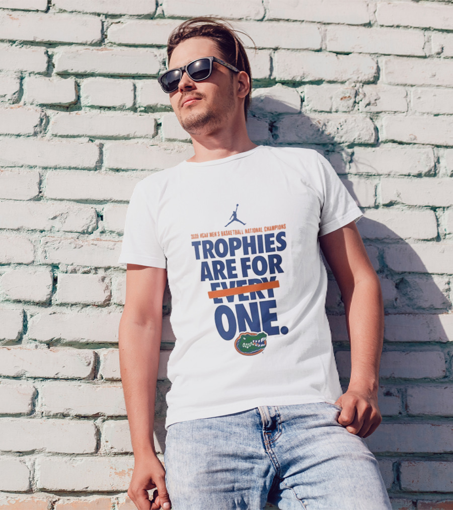 Florida Gators 2025 Men's Basketball National Champions Trophies Are For One T-Shirt