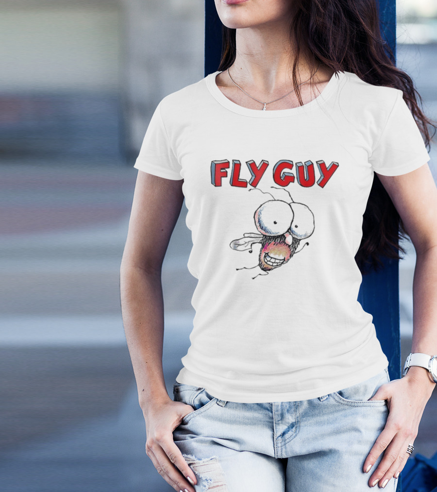 Fly Guy Kids Smile Face Meme T-Shirt