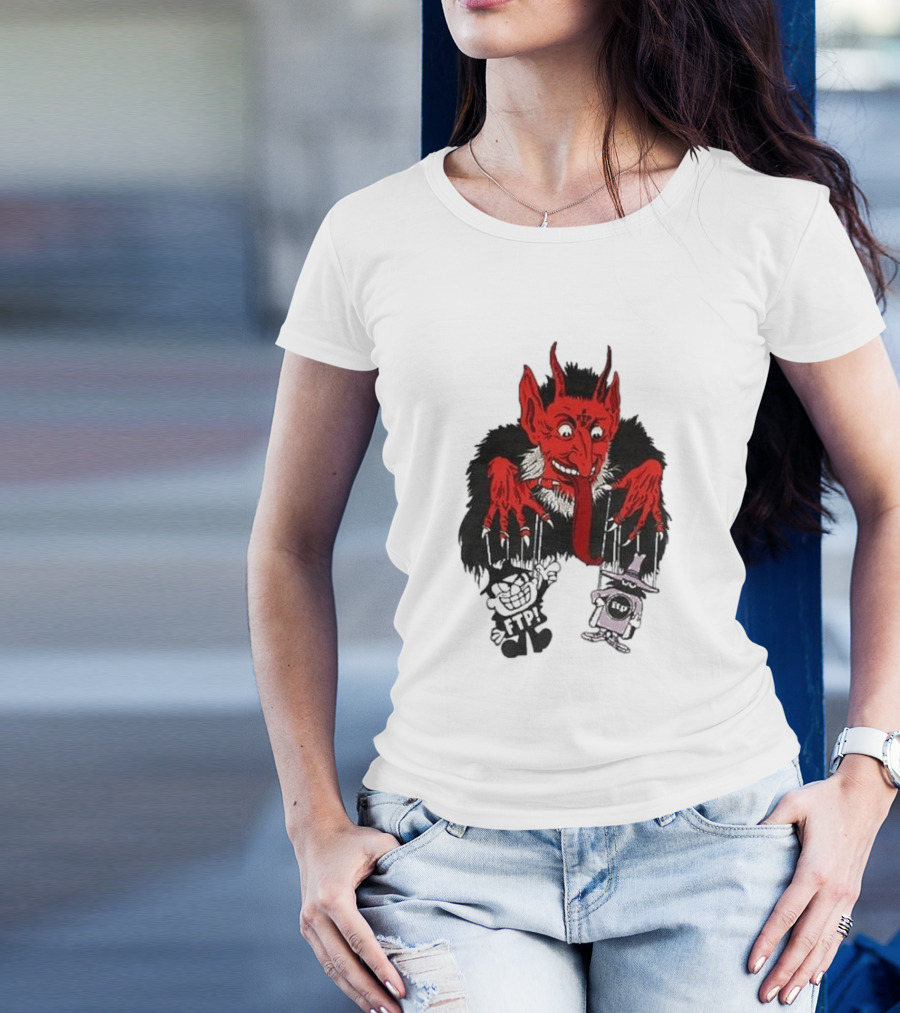 FTP Krampus Devil Puppet Master With FTP Characters T-Shirt