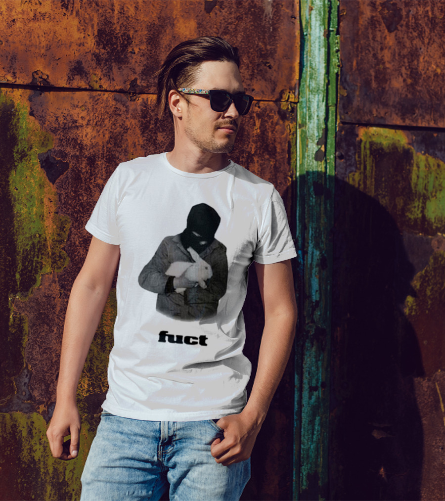 Fuct Robber Holding Rabbit Kill People Not Animals T-Shirt