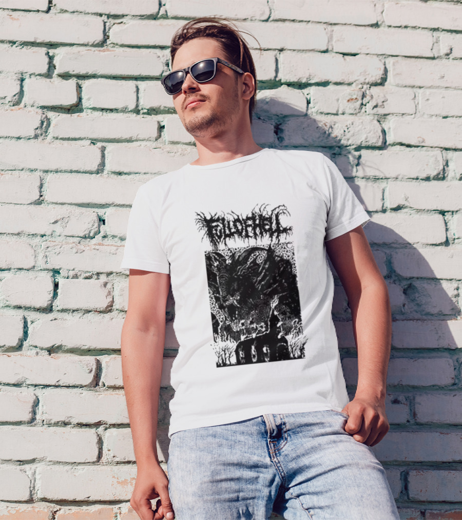 Full Of Hell Goat Church Abomination With Dark Symbolism T-Shirt