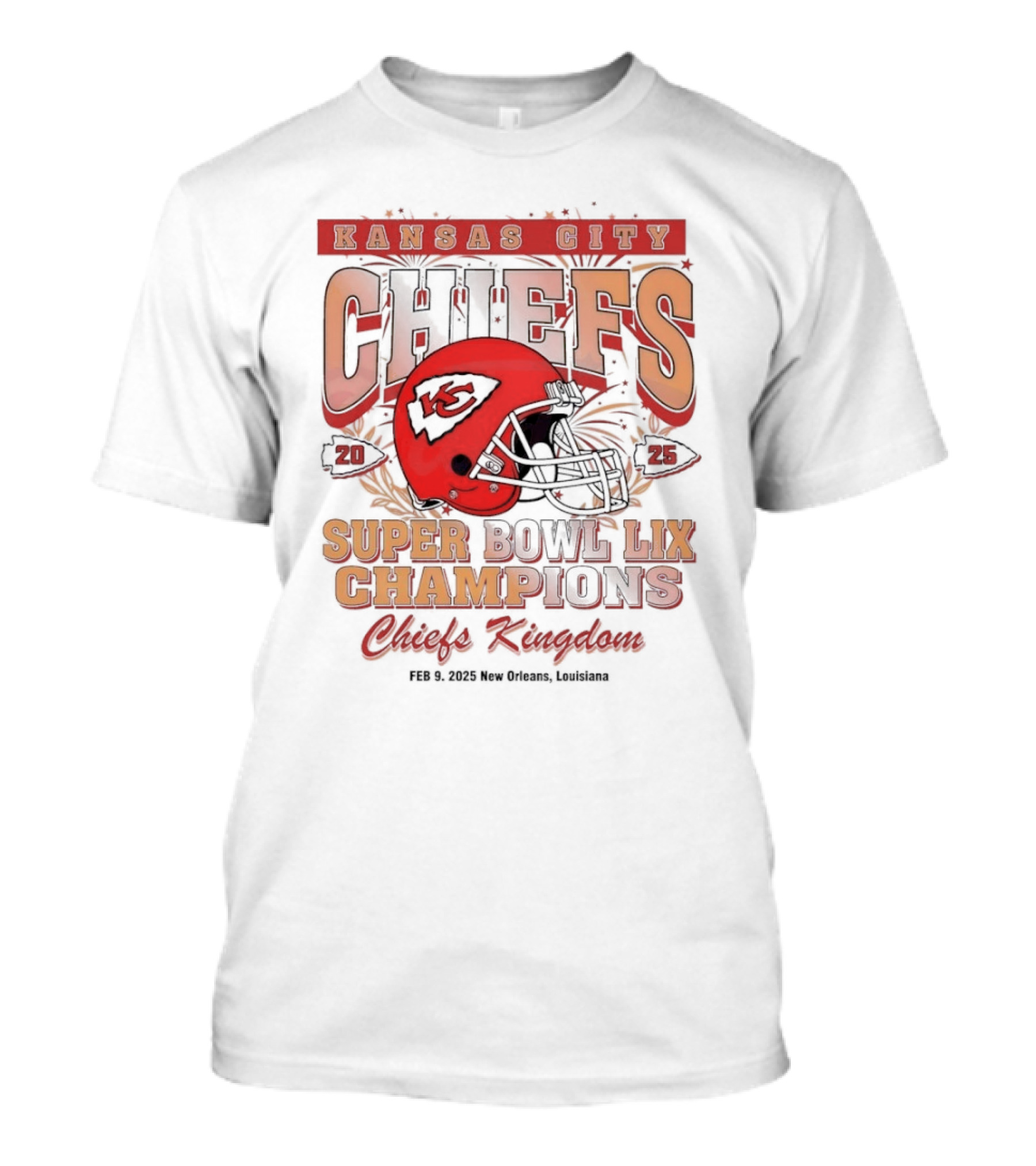 Kansas City Chiefs Super Bowl 2025 Champions Chiefs Kingdom Vintage Football T-Shirt