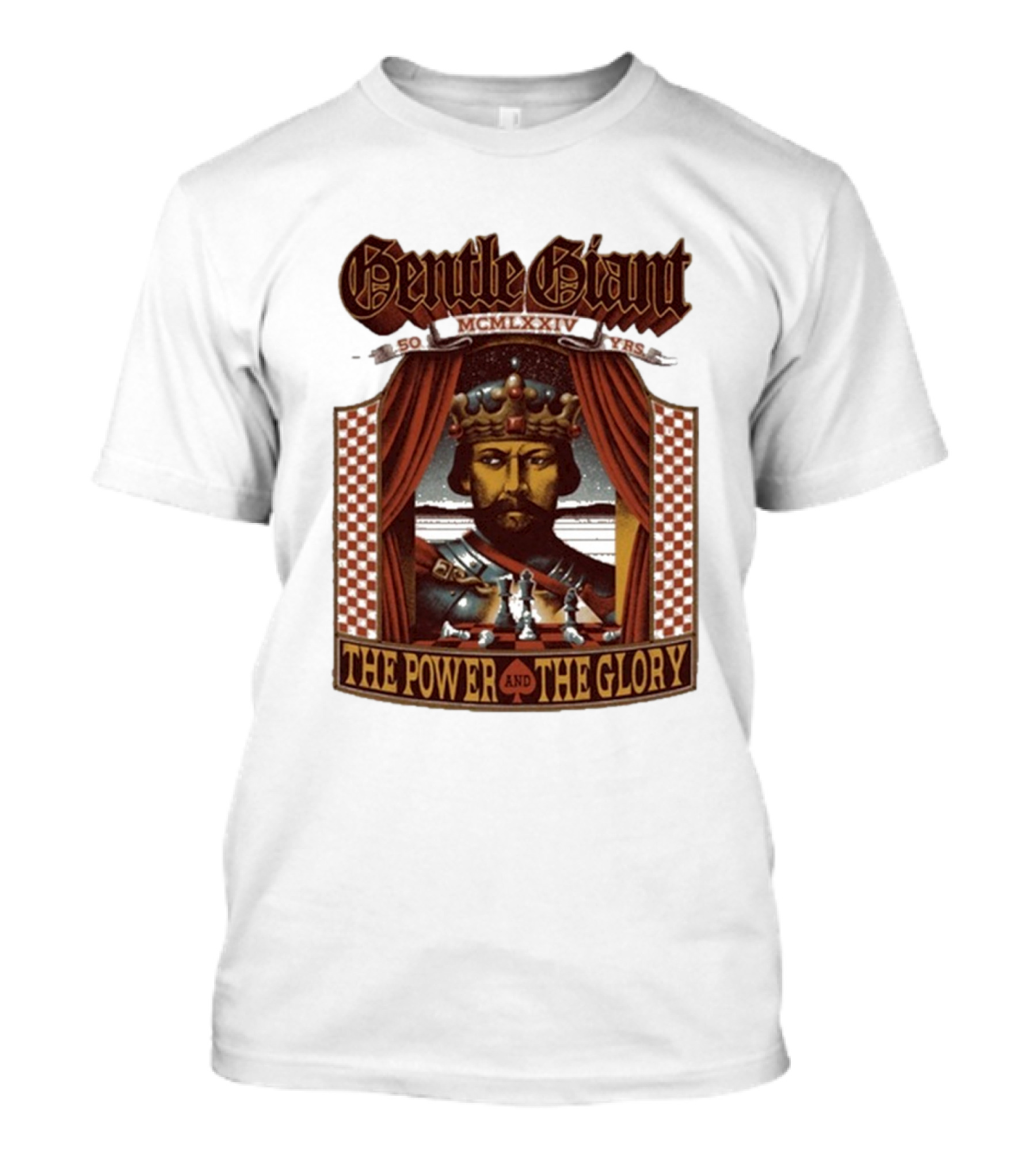 Gentle Giant The Power And The Glory 50th Anniversary MCMLXXIV T-Shirt