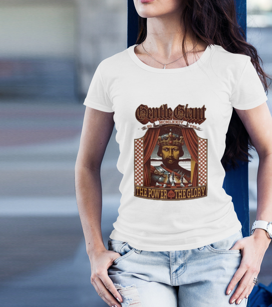 Gentle Giant The Power And The Glory 50th Anniversary MCMLXXIV T-Shirt
