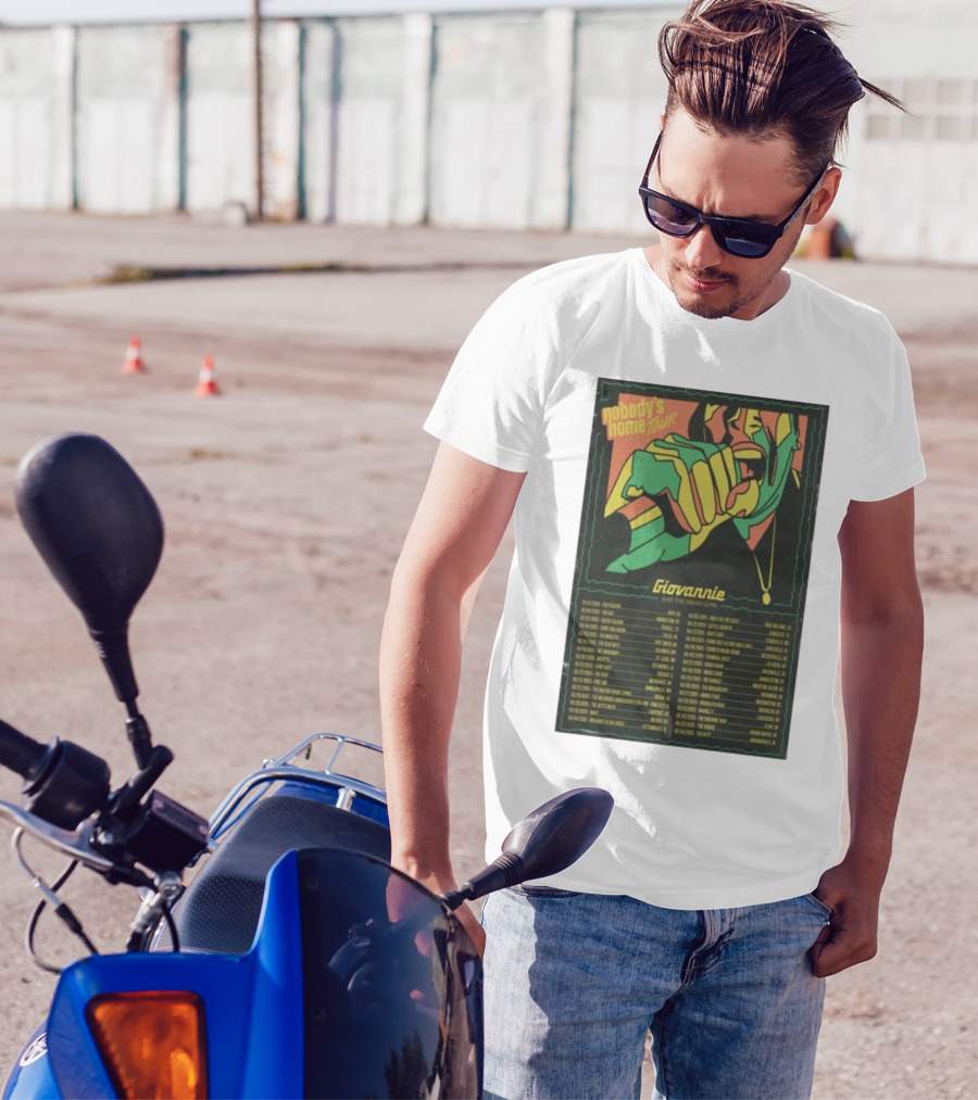 Giovannie And The Hired Guns Nobody’s Home Tour 2025 Concert Dates And Locations T-Shirt