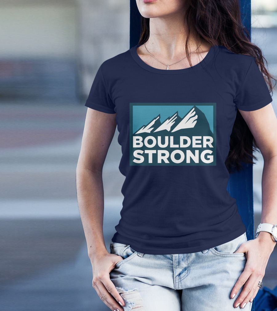 Boulder Strong Mountain Peaks T-Shirt