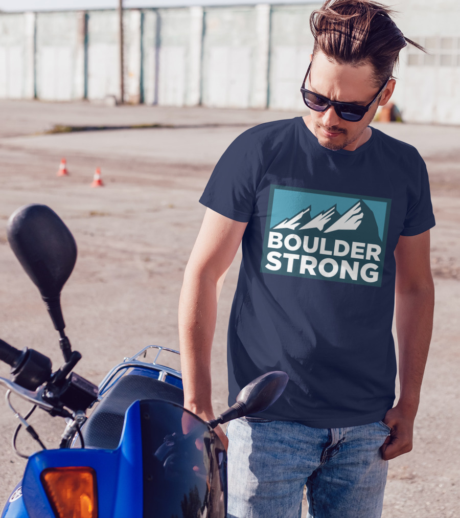 Boulder Strong Mountain Peaks T-Shirt