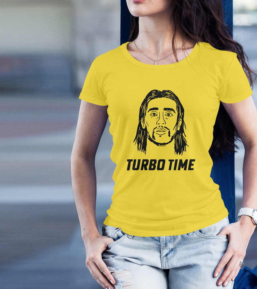Turbo Time Alex Morgan Hairstyle Iconic Yellow T-Shirt