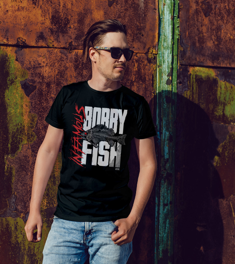 Bobby Fish Infamous AEW Red Star T-Shirt