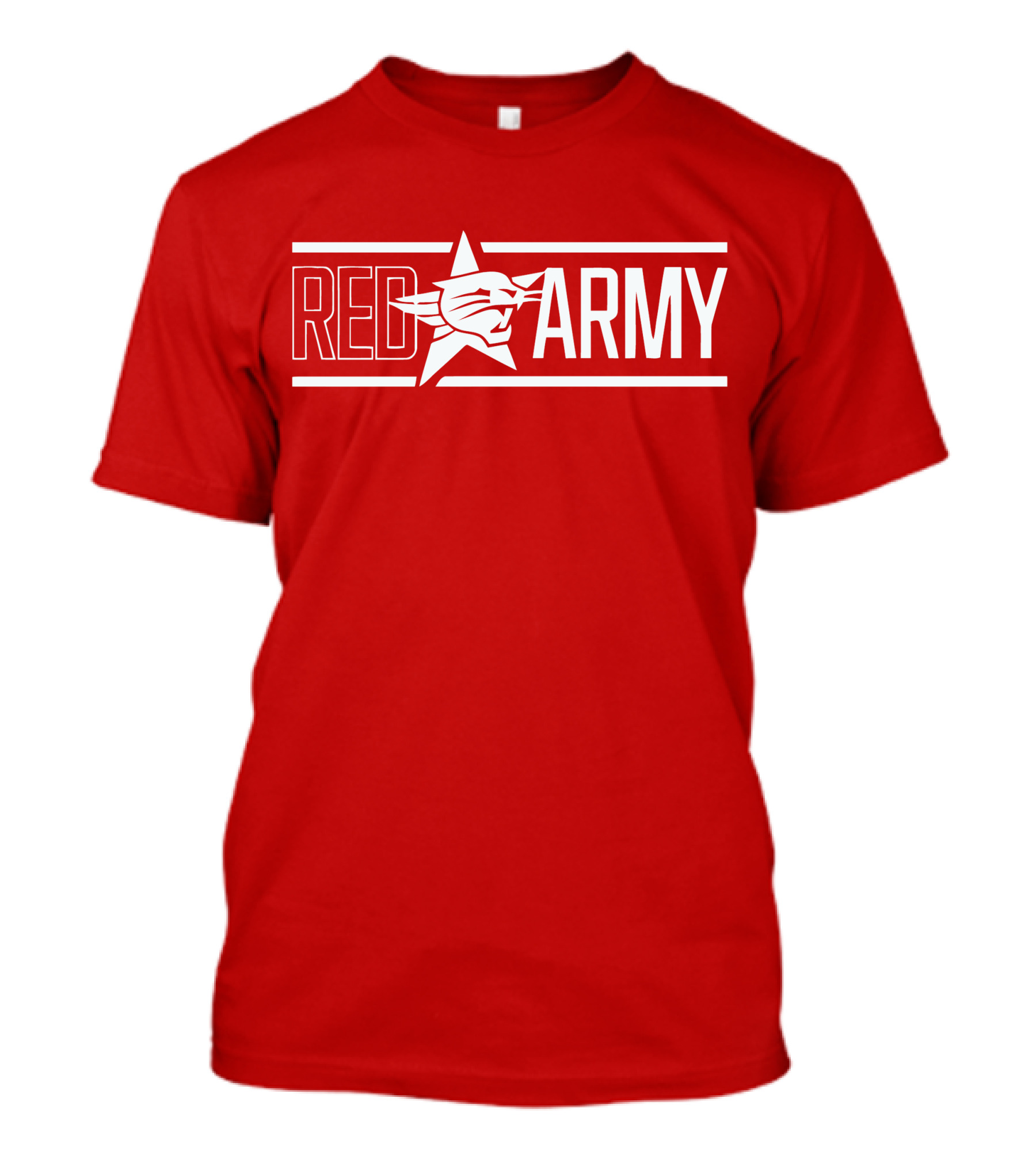 Red Perth Wildcats Fan Army T-Shirt