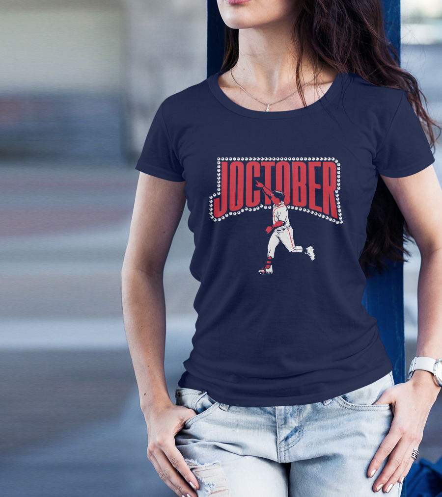Joctober Baseball Icon Joc Pederson T-Shirt