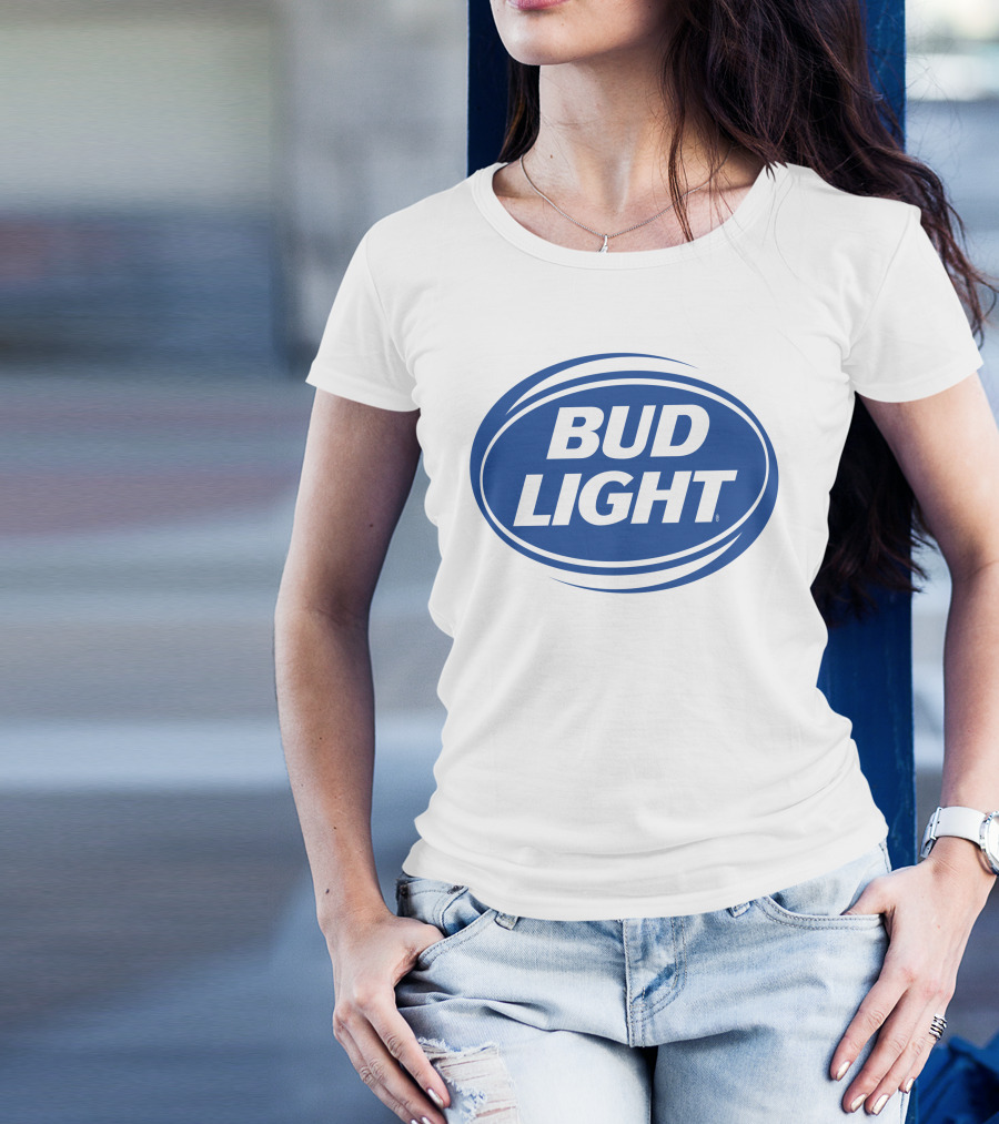 Bud Light Classic Blue Oval T-Shirt