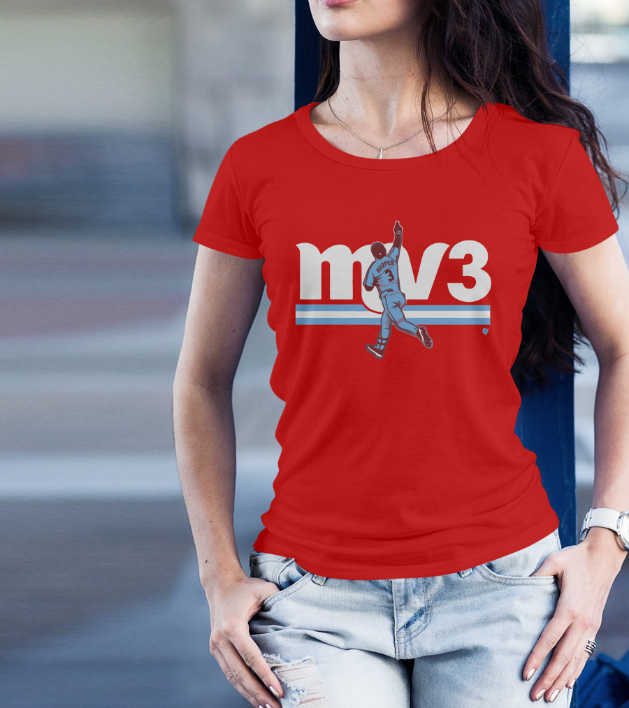 Mv3 Bryce Harper Athletic Tribute Jumping T-Shirt