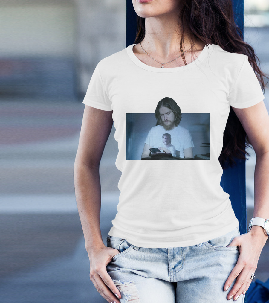 Projection Bo Burnhams White Shirt Digital Illumination T-Shirt