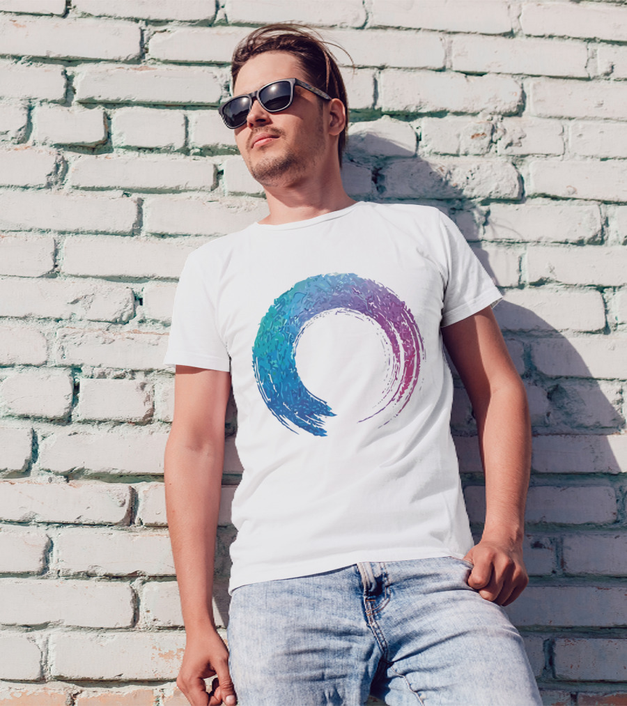 Funilab X Koan Zen Enso Circle Gradient T-Shirt