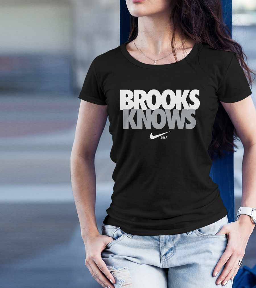 BROOKS KNOWS GOLF BROOKS KOEPKA T-Shirt