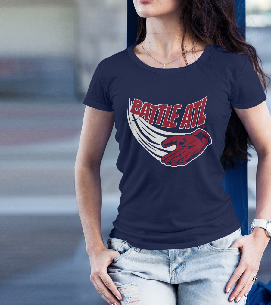 Battle ATL Atlanta Braves Hand Gesture T-Shirt