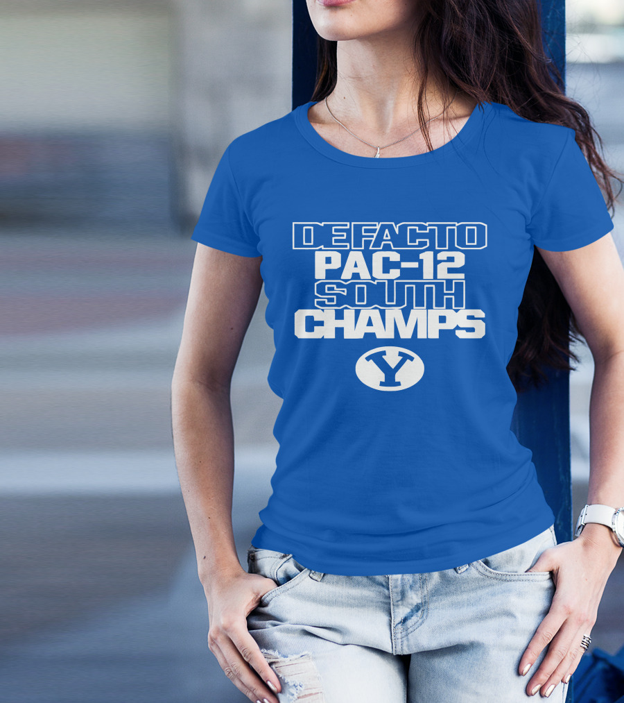 DEFACTO PAC-12 SOUTH CHAMPS BYU Y T-Shirt