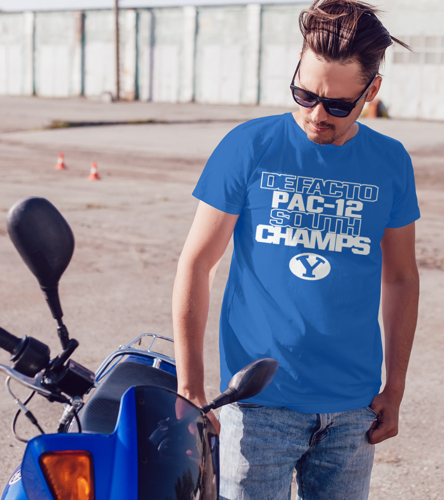 DEFACTO PAC-12 SOUTH CHAMPS BYU Y T-Shirt